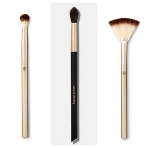 ✨ New Set of 3 Sonia Kashuk Makeup Brushes Crease 273, Tapered 227, Fan 176 ✨